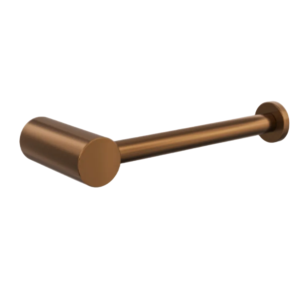 Linsol Dotti Toilet Roll Holder Brushed Bronze