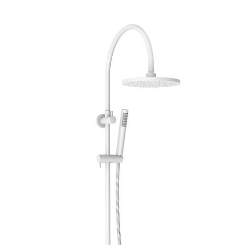 ADP Soul Gooseneck Twin Shower Set Matte White