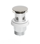 chrome bathroom vanity basin plug and waste