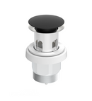 matte black bathroom vanity basin plug and waste