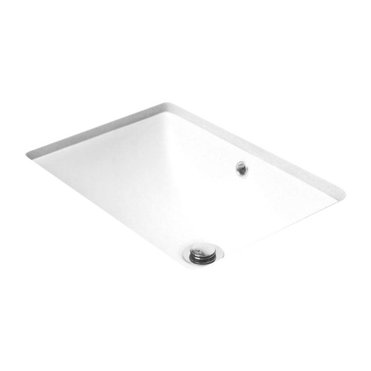 ADP Dish Gloss White Ceramic Under Counter  Basin 465x350