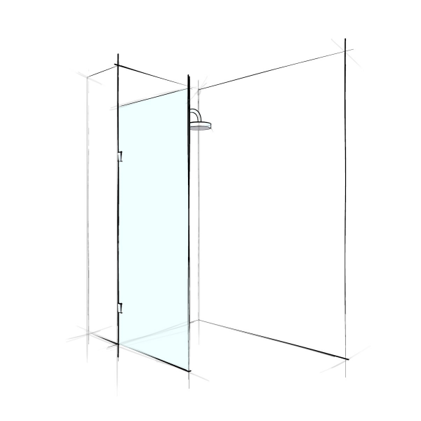 Donii Custom Frameless Fixed Panel