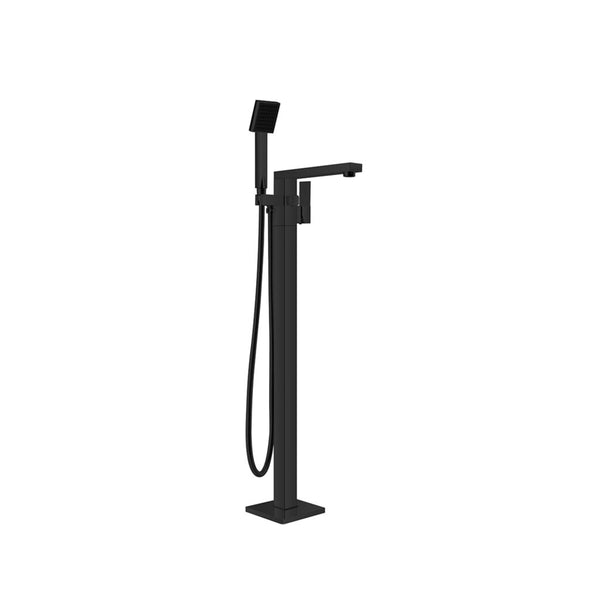 Nero Freestanding Bath Filler With Hand Shower Matte Black