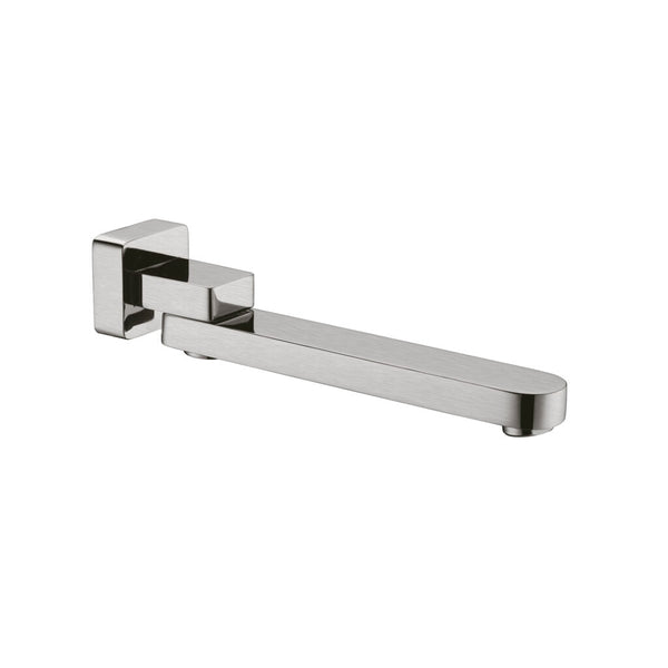 Nero Bianca Swivel Bath Spout Brushed Nickel