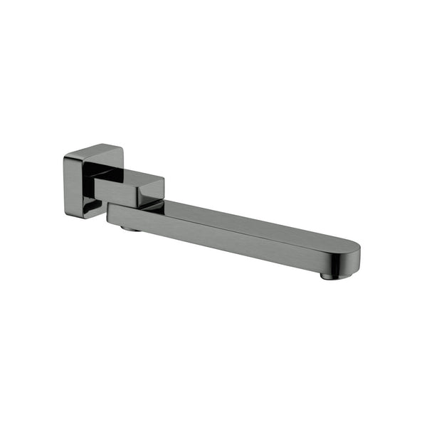 Nero Bianca Swivel Bath Spout Gun Metal