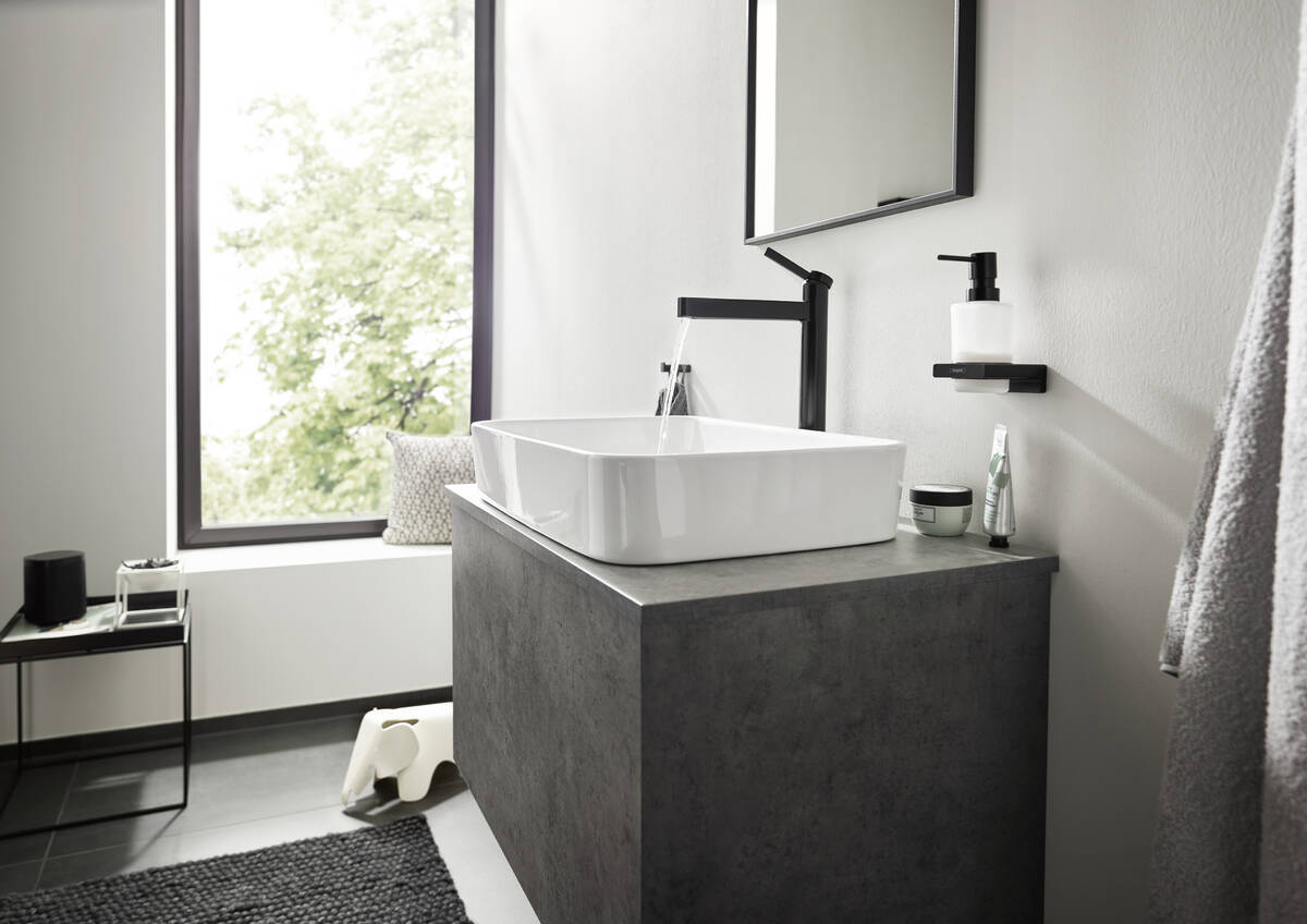 Hansgrohe Finoris 260 Extended Basin Mixer Matte Black