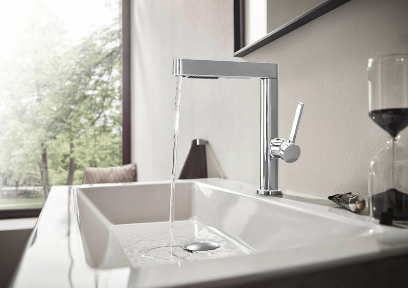 Hansgrohe Finoris 230 With Pull Out Spray Extended Basin Mixer Chrome