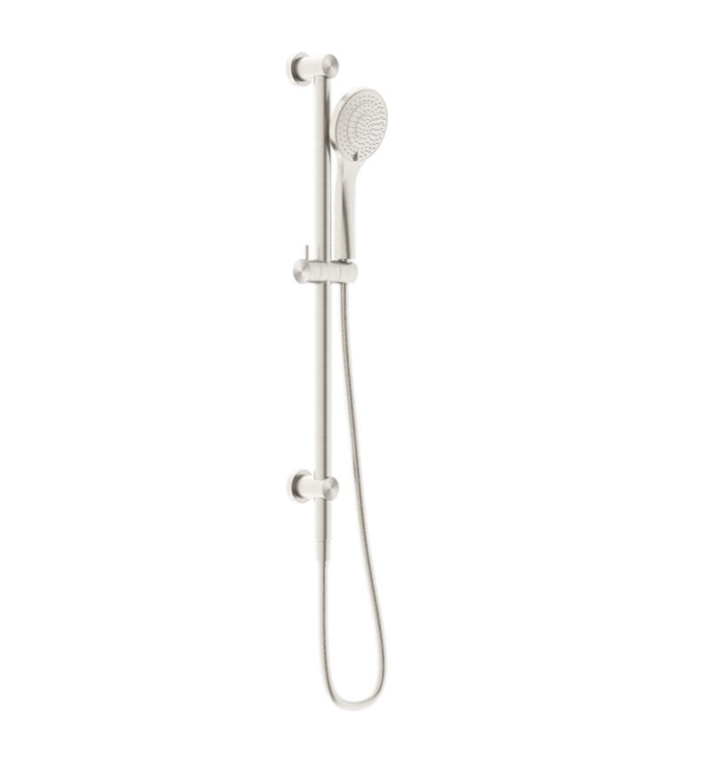 Nero Mecca Single Rail Shower With Air Shower Brushed Nickel