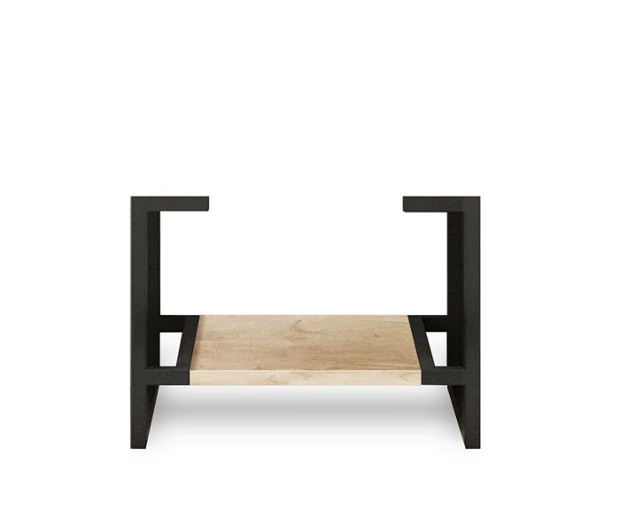 Otti Byron Natural Oak Wall Hung Vanity 600mm