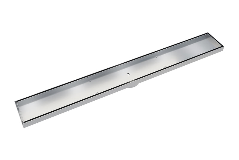 800 Bathroom shower Grate Brushed Nickel