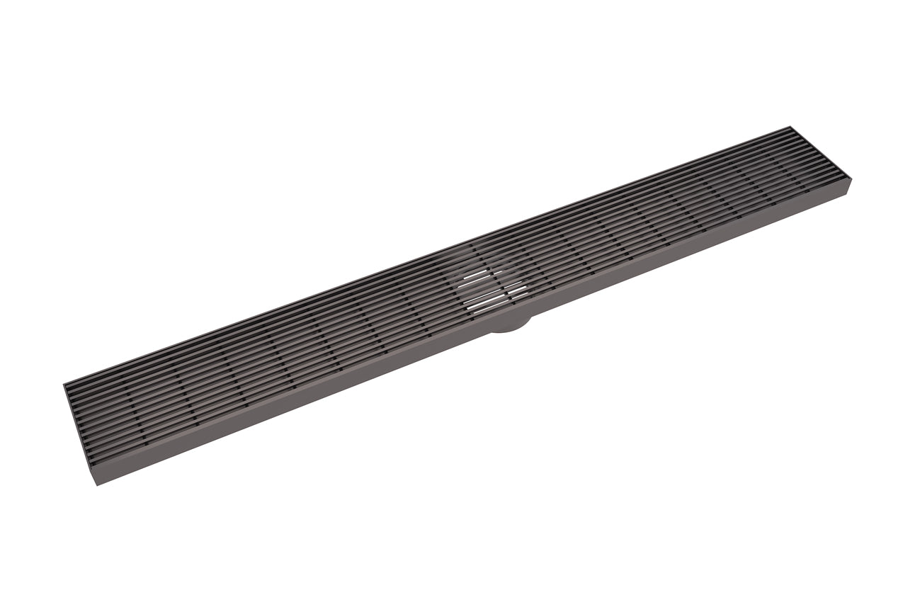 800 Bathroom shower Heelguard Grate Gun Metal