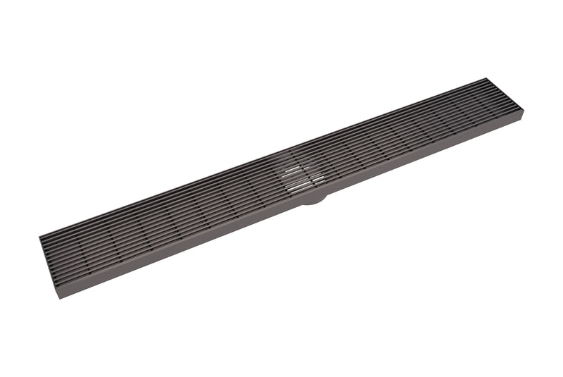 800 Bathroom shower Heelguard Grate Gun Metal