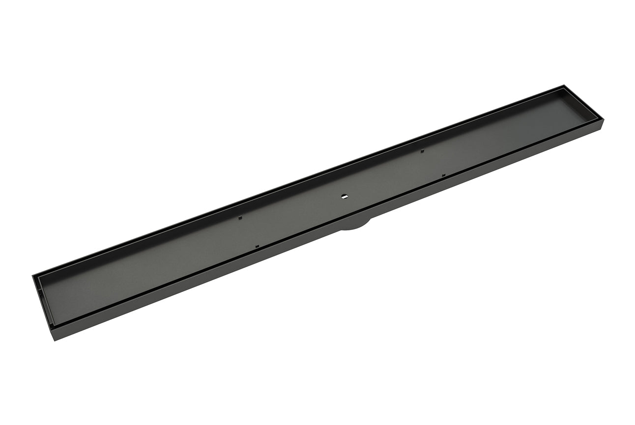 900 Shower Tile Insert Channel Grate Matte Black