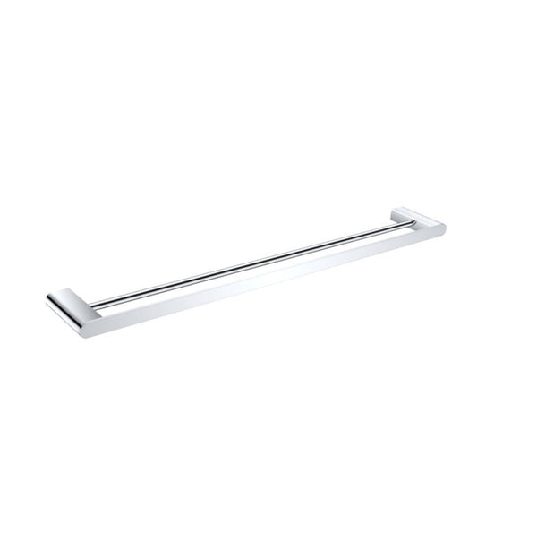 Nero Bianca Double Towel Rail 800mm Chrome