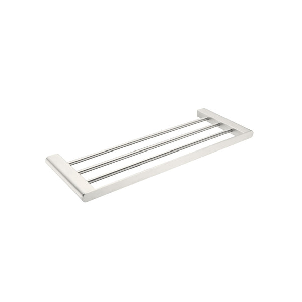 Nero Bianca Towel Rack Brushed Nickel