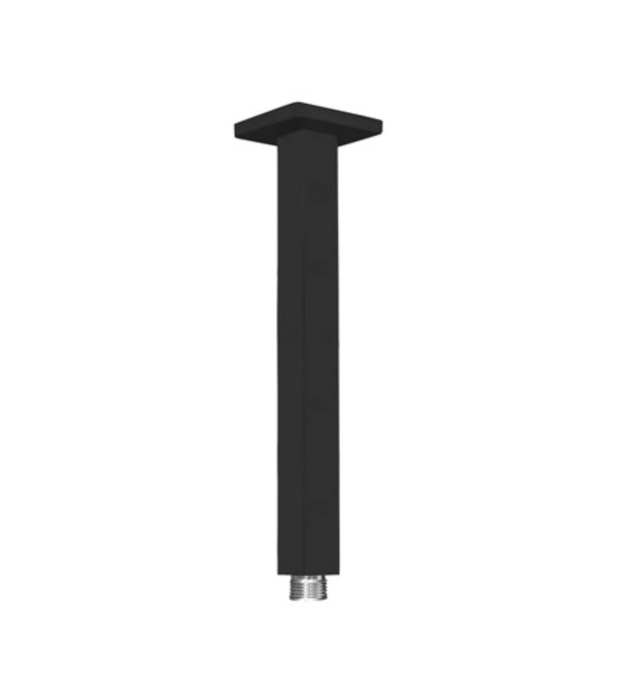 ADP Dusk square Ceiling dropper Shower Arm Matte Black