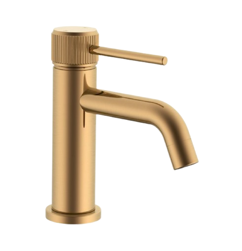 ADP Soul Groove Basin Mixer Brushed Brass