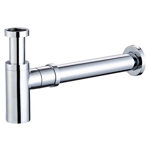 Bathroom Basin Bottle Trap Round Chrome