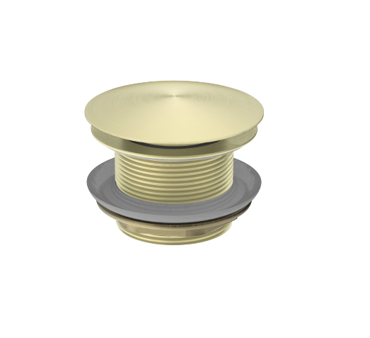 Bathroom Bathtub Pop Up Waste Brushed Gold