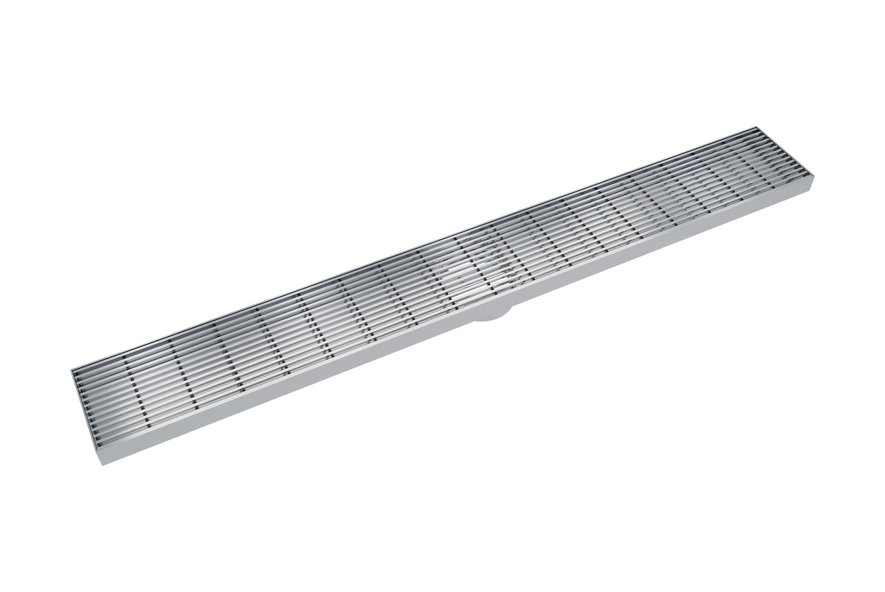  Bathroom Shower Heelguard Channel Grate Brushed Nickel