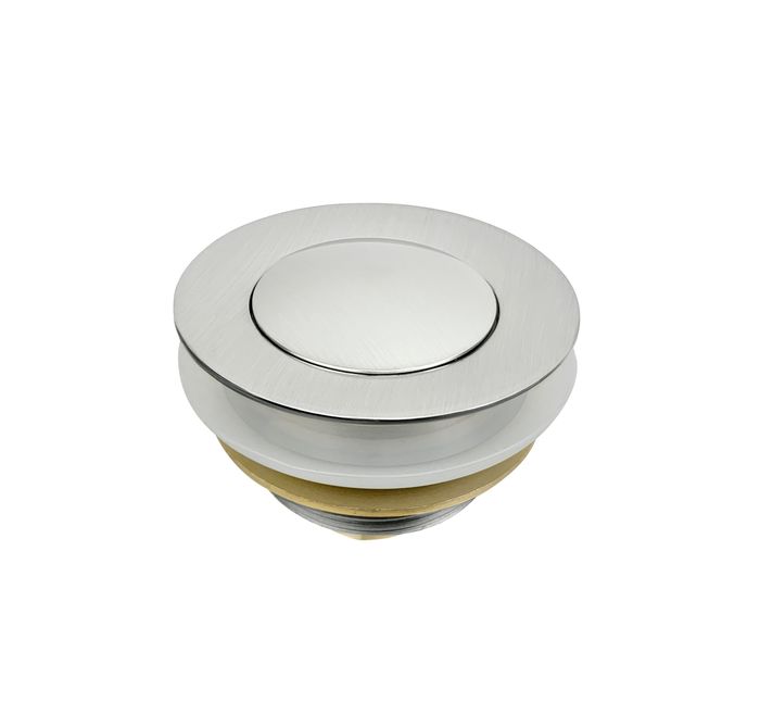 Brushed Nickel Pop Up 40mm Bath Waste