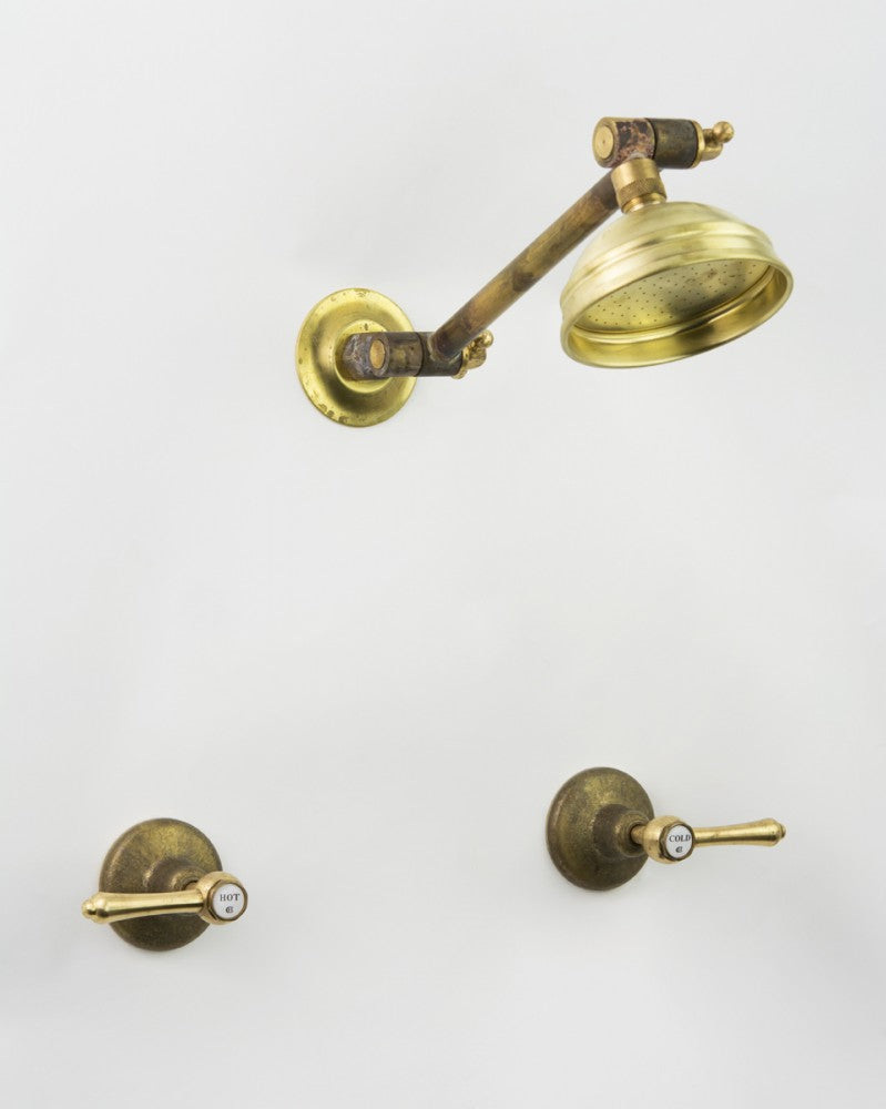 antique wall shower set