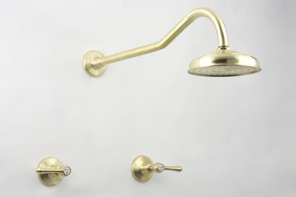 traditional wall shower set
