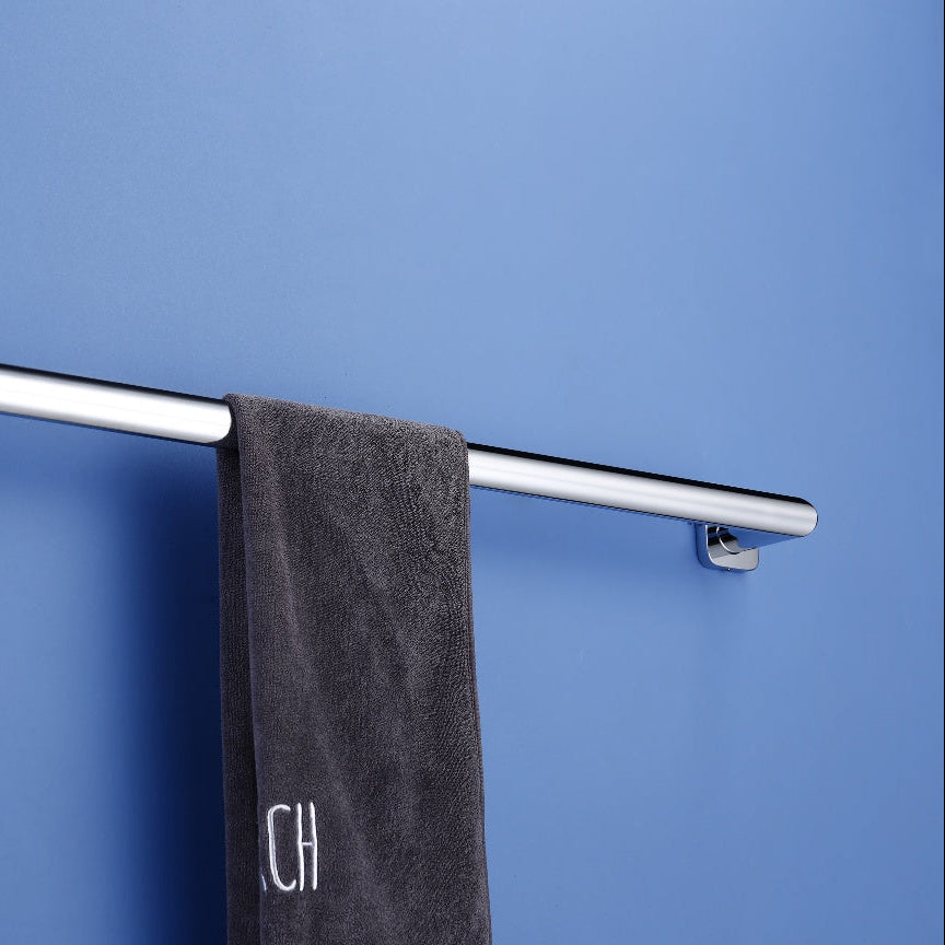 Linsol Chieti Single Towel Rail 760mm Chrome - Main Image