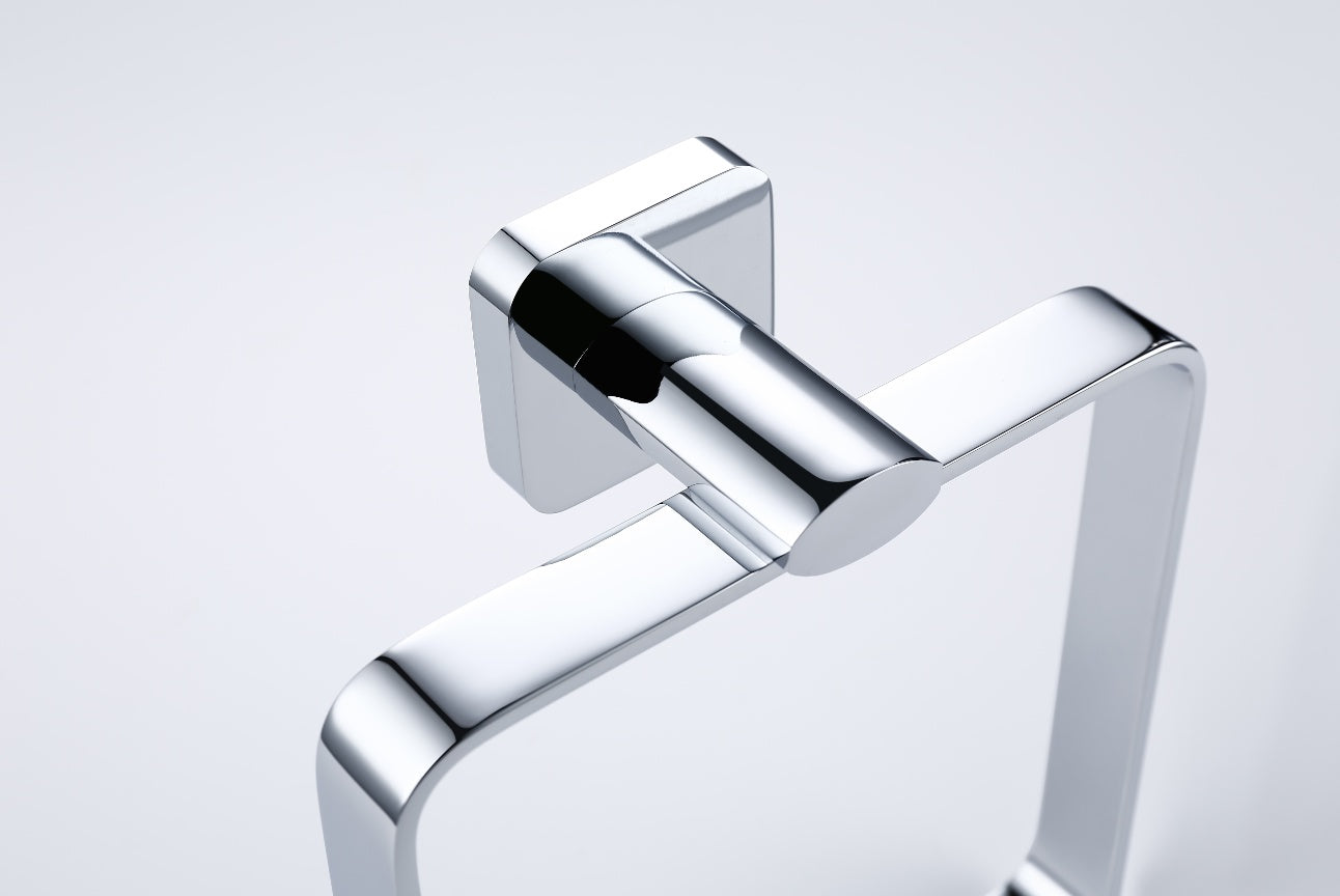 Linsol Chieti Towel Ring Chrome