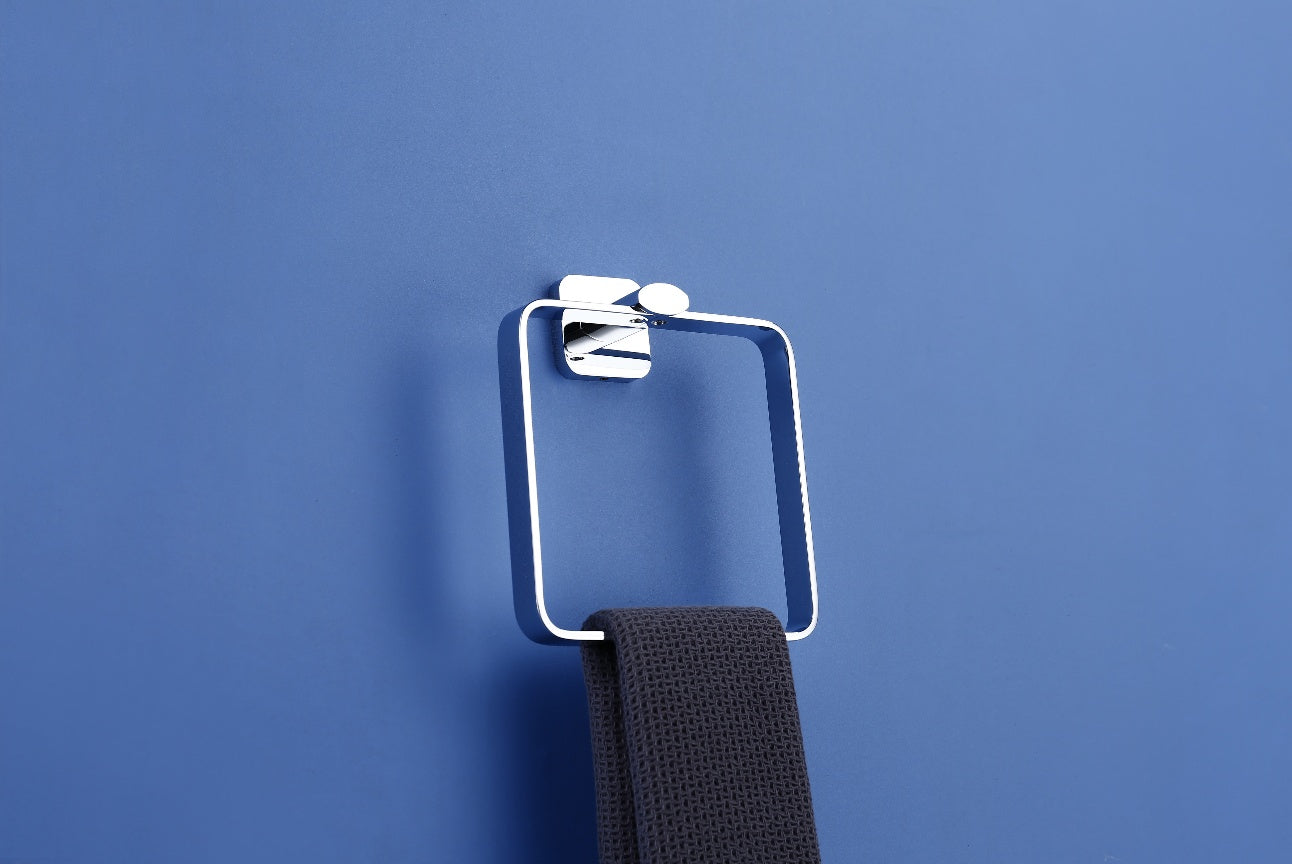 Linsol Chieti Towel Ring Chrome