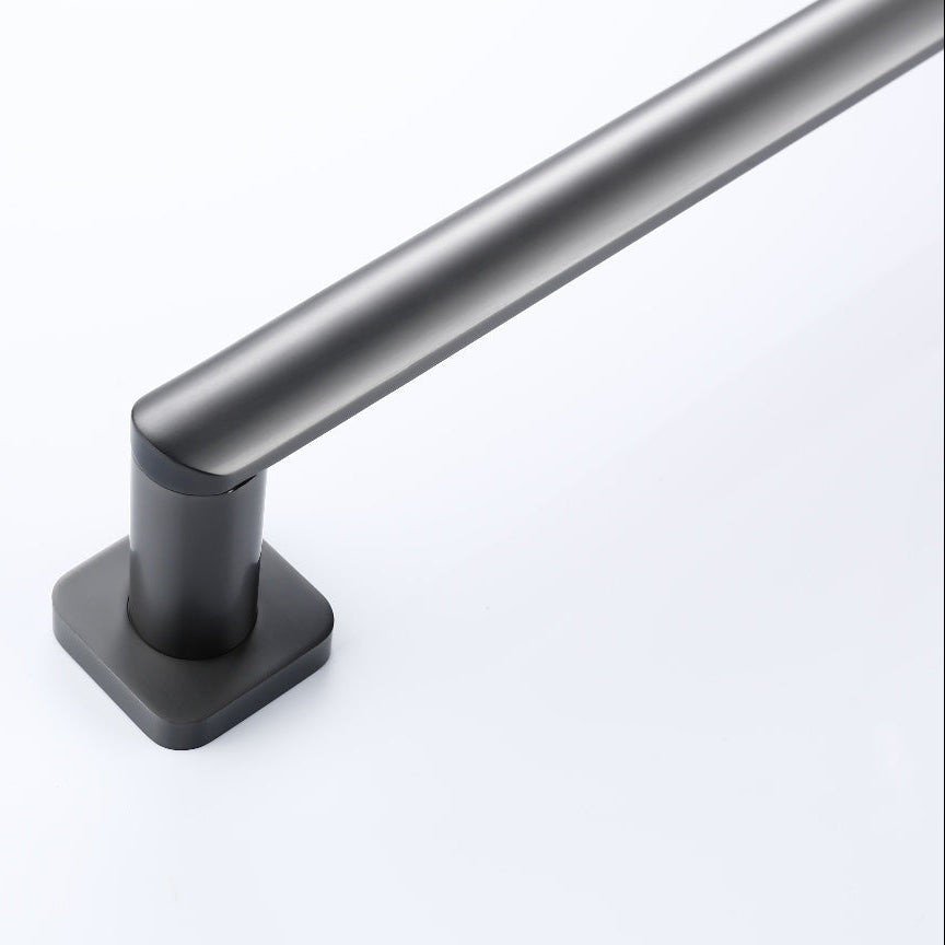 Linsol Chieti Single Towel Rail 760mm Gun Metal