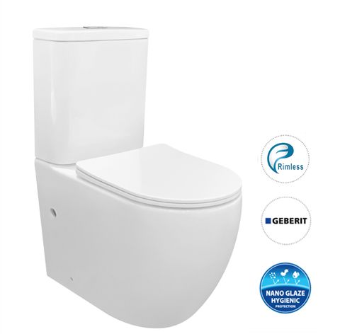 Cosenza Rimless Toilet Suite (7119653011607)