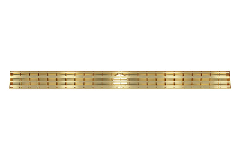 Linsol 1200 Heelguard Channel Grate Brushed Brass (7194174226583)