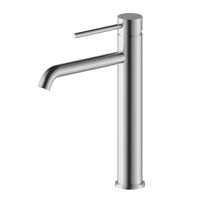 Linsol Gigi Extended Basin Mixer Brushed Stainless