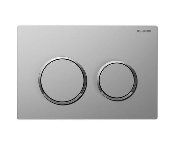 Geberit Kappa Round Dual Flush Buttons For Undercounter Cistern Chrome