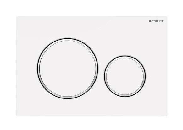 round inwall toilet pan matte white  round dual flush buttons
