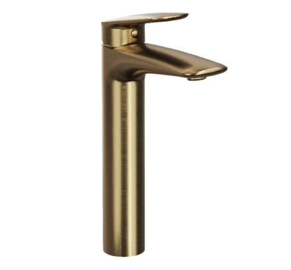 Linsol Hudson Extended Basin Mixer Brushed Brass