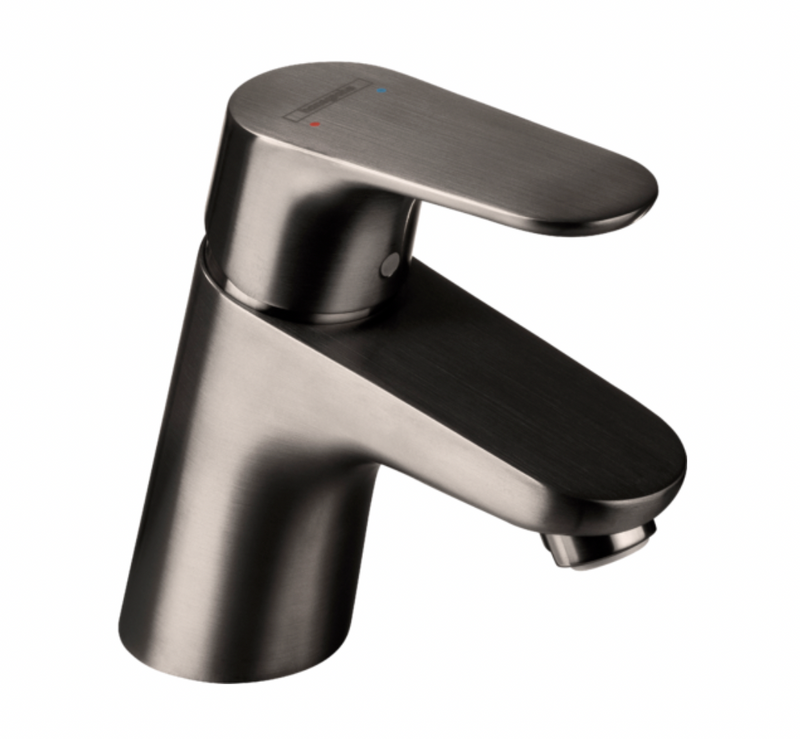 matte black brushed chrome PVD finish german made single lever bathroom tap