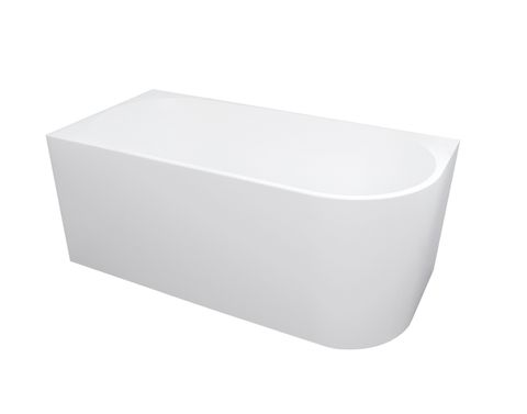 Commercial Grade Acrylic 1500mm Left Hand Corner Bath  Gloss White