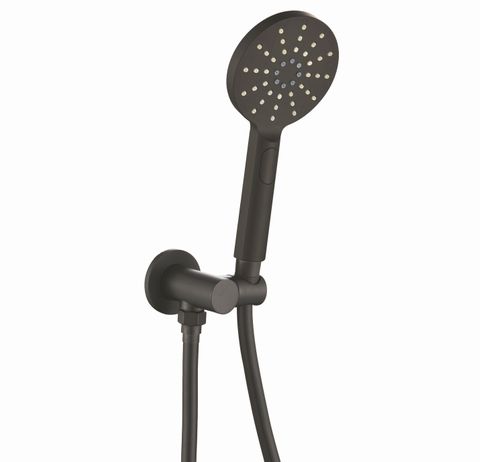 Pavia Hand Shower Gun Metal with multiple jets 