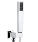 Taran Square Hand Shower Chrome on a bracket 