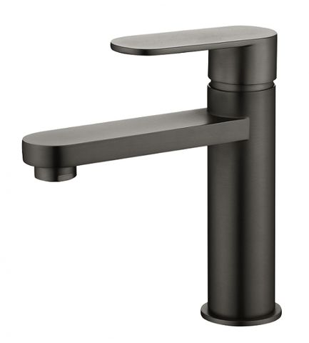 Vetto bathroom basin single lever Basin Mixer Gun Metal 