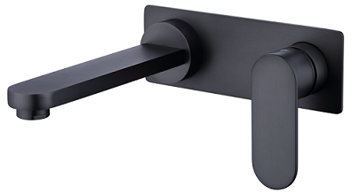 Inspire Vetto Wall Basin Mixer Set Gun Metal