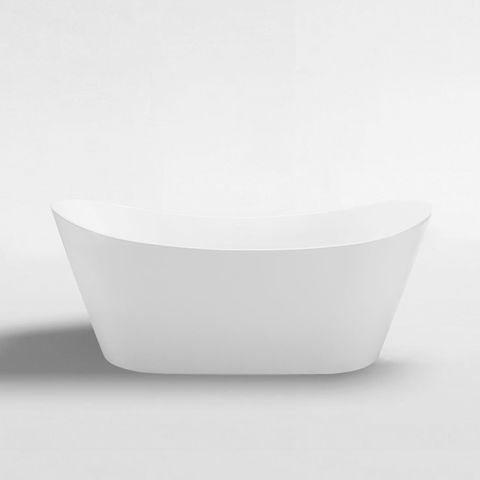 Inspire Viva 1500mm High back Freestanding Bath  Gloss White