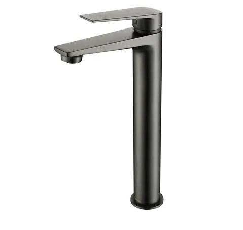 Tall gun metal bathroom vanity basin Basin Mixer tap