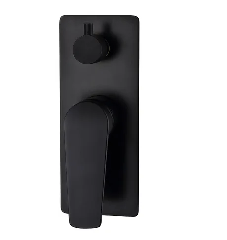  Wall Diverter Mixer Matte Black 