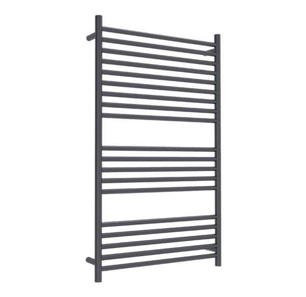 Linsol Allegra 19 Bar Wide Heated Towel Rail Matte Black