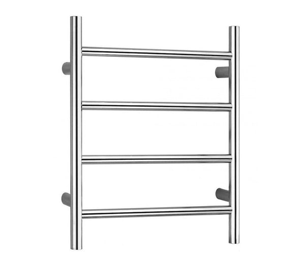 Linsol Allegra 4 Bar Wide Heated Towel Rail Polished Stainless Steel