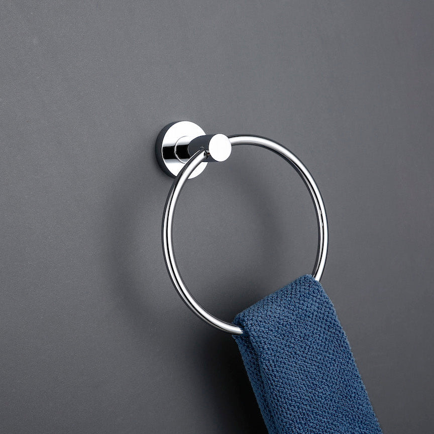 Linsol Lux S2 Towel Ring Holder Chrome