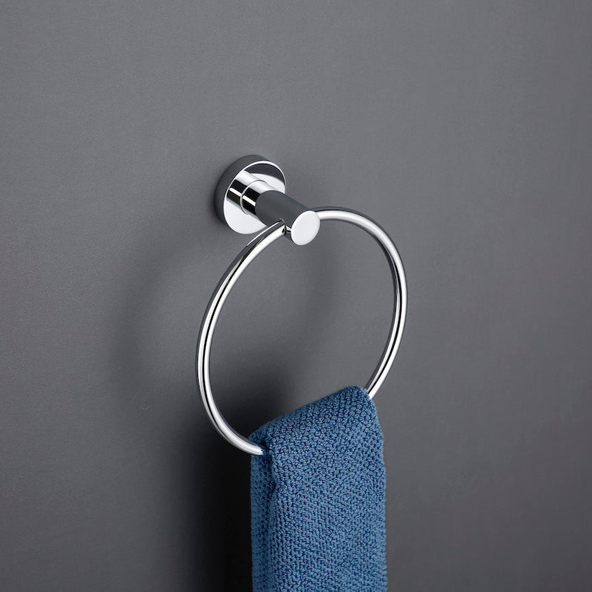 Linsol Lux S2 Towel Ring Holder Chrome
